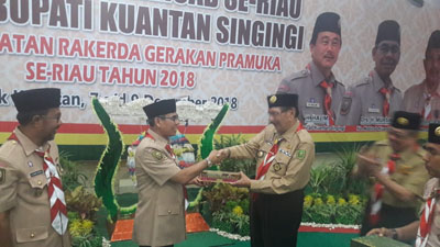 Gelar Rakerda Pramuka di Kuansi, Ini Harapan Ketua Kwarda M Azaly Djohan